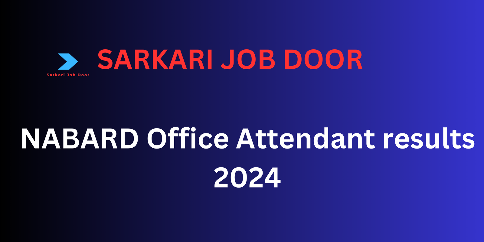 NABARD Office Attendant results 2024