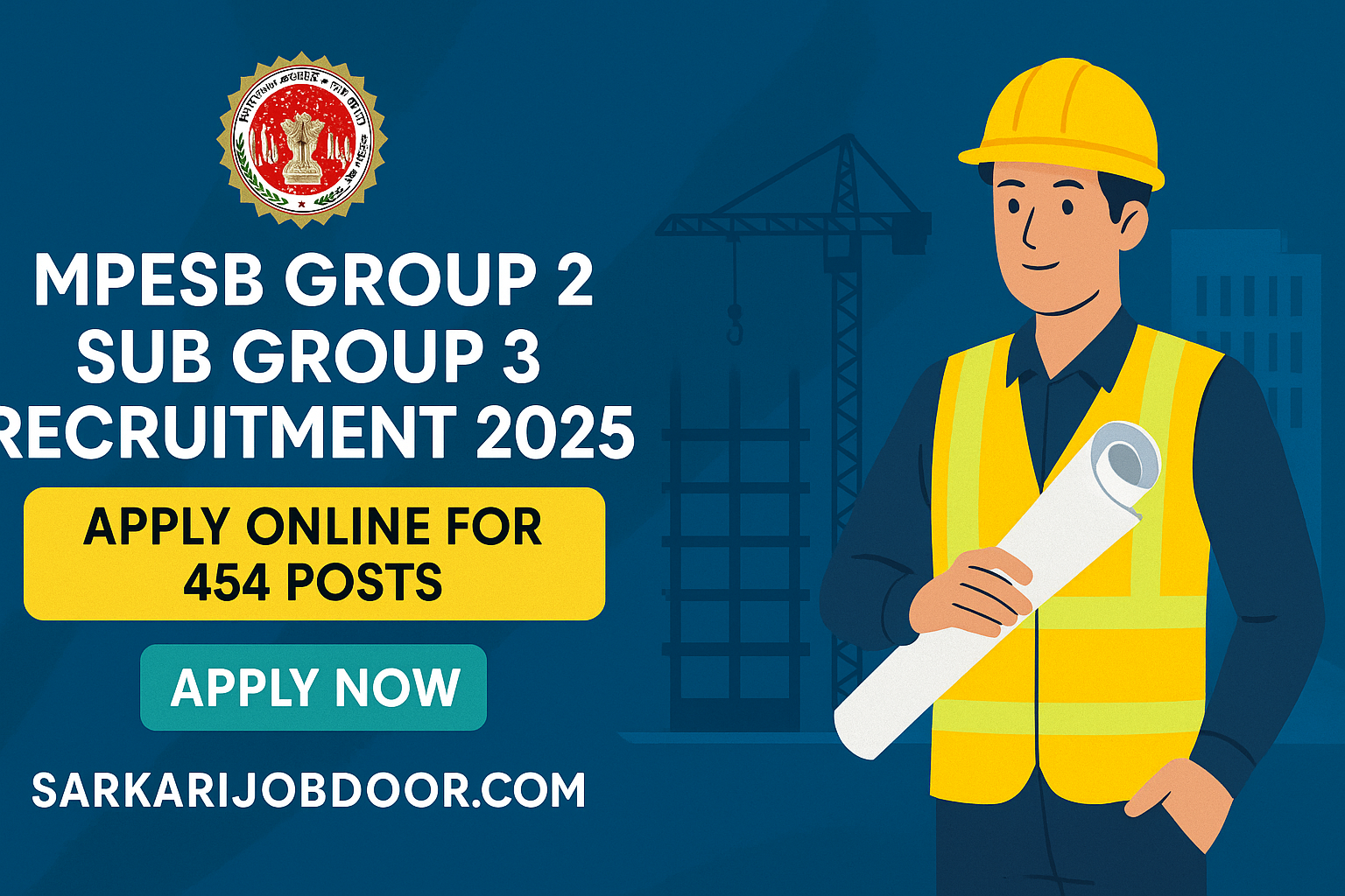 MPESB Group 2 Sub Group 3 Recruitment 2025