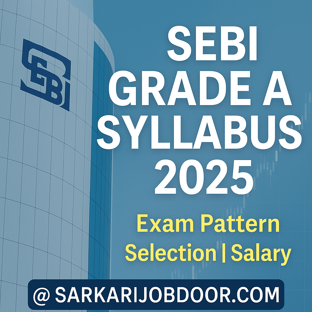 SEBI Grade A Syllabus 2025