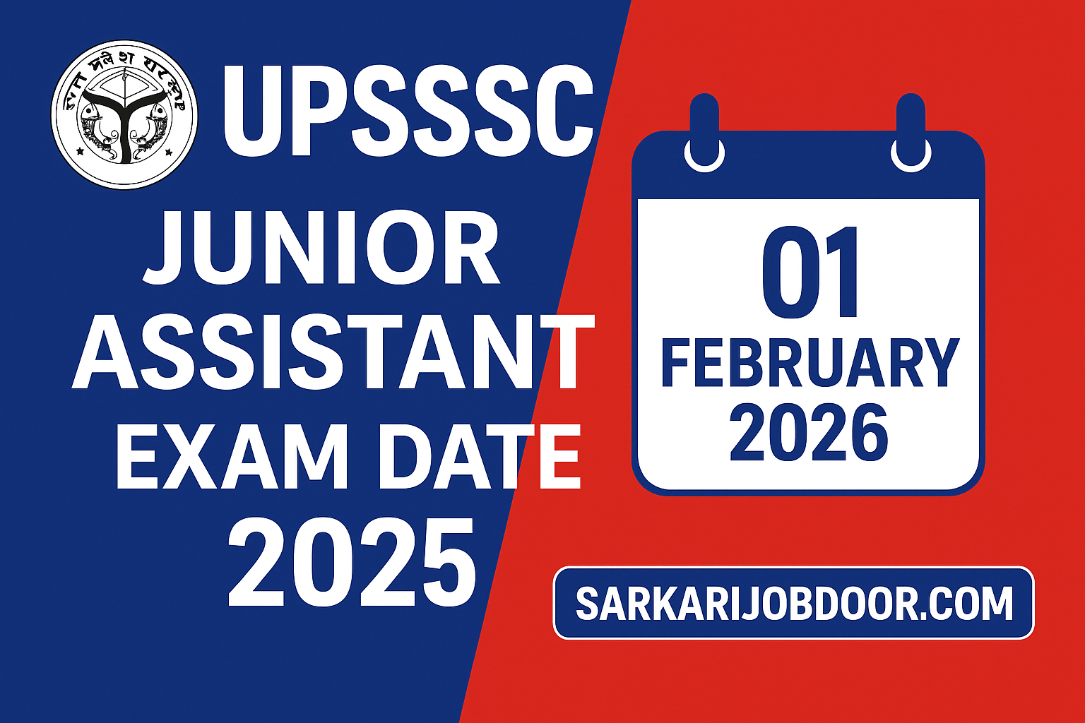 UPSSSC Junior Assistant Exam Date 2025