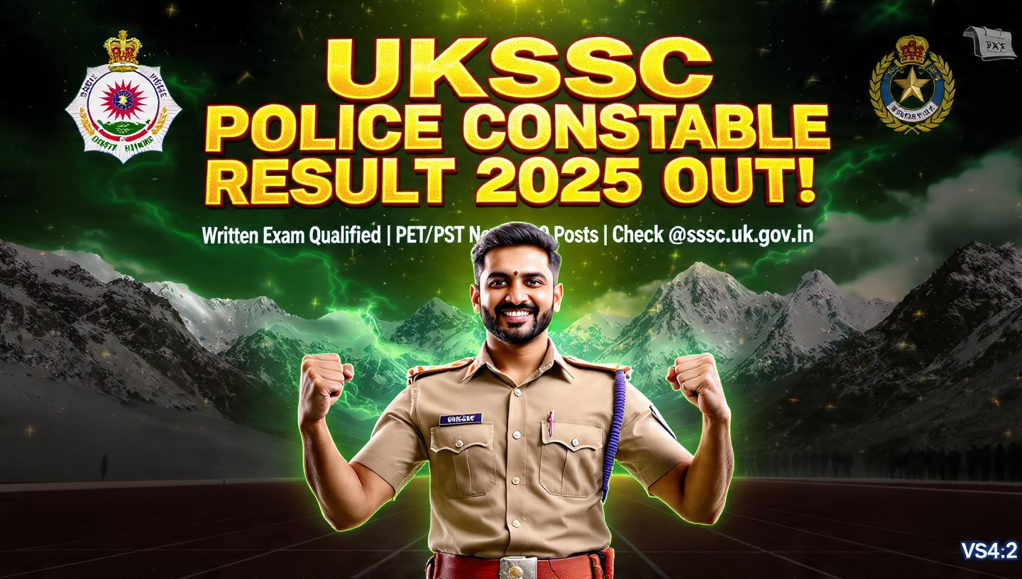UKSSSC Police Constable Written Result 2025