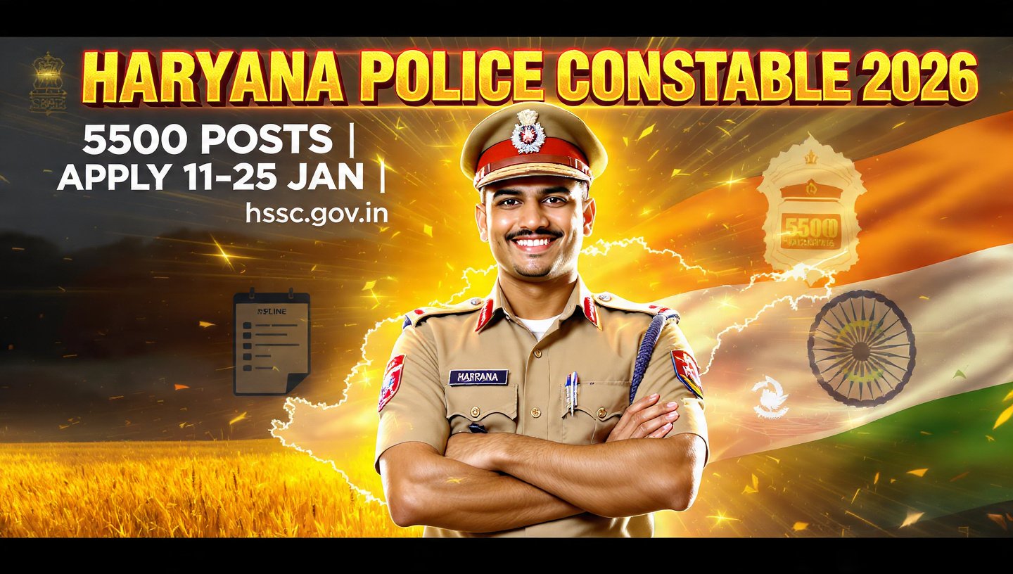 HSSC Haryana Police Constable Recruitment 2026