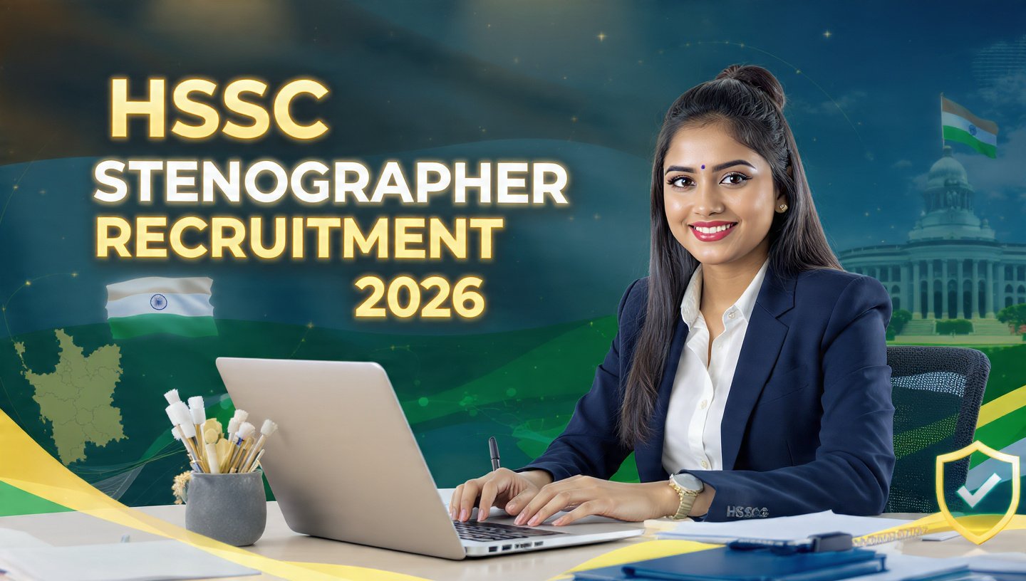 HSSC Stenographer Recruitment 2026