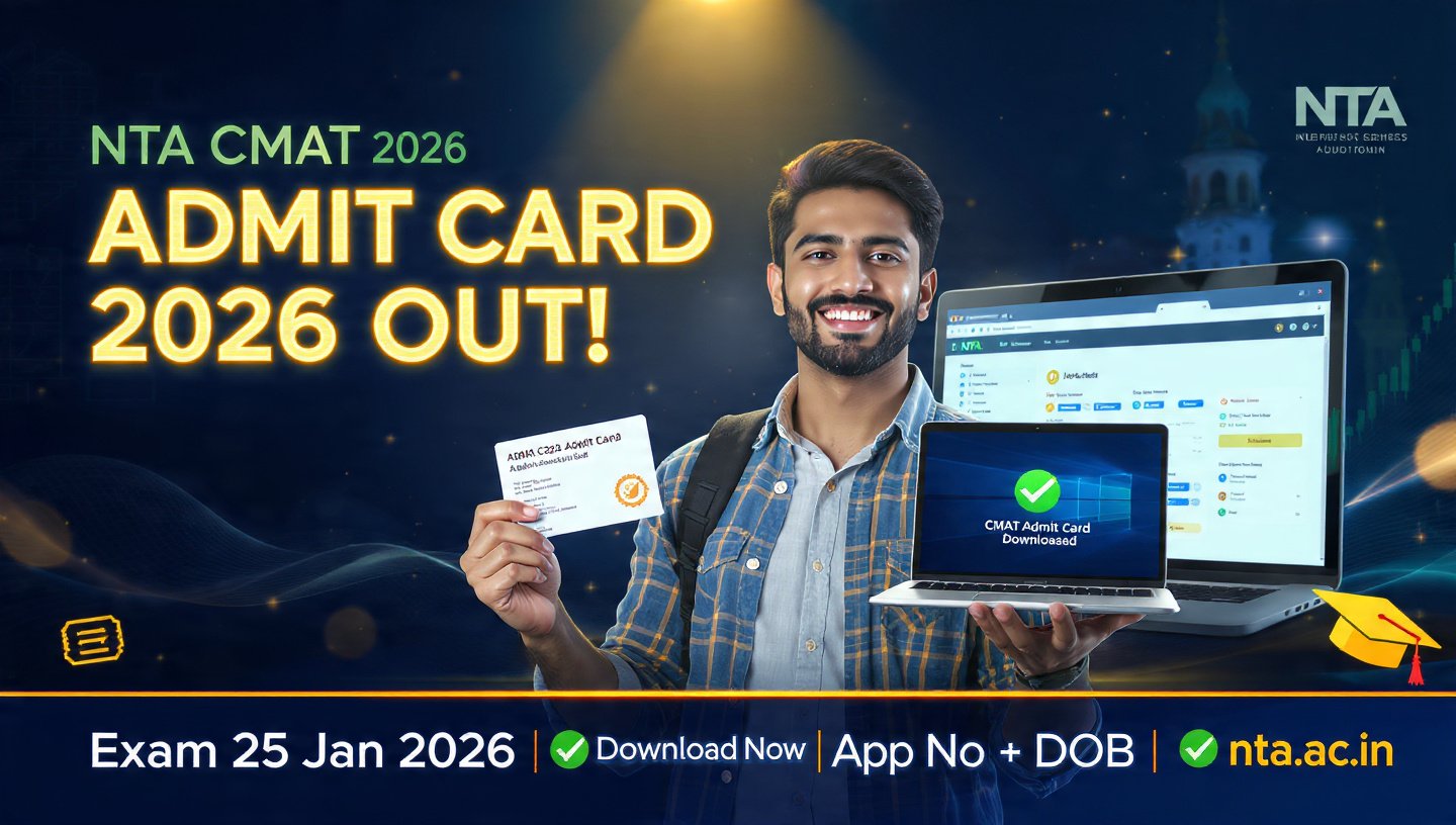 NTA CMAT Admit Card 2026