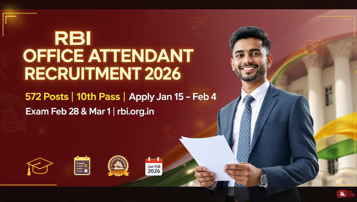 RBI Office Attendant Recruitment 2026