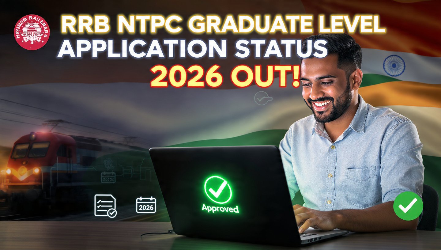 RRB NTPC Graduate Level Application Status 2026