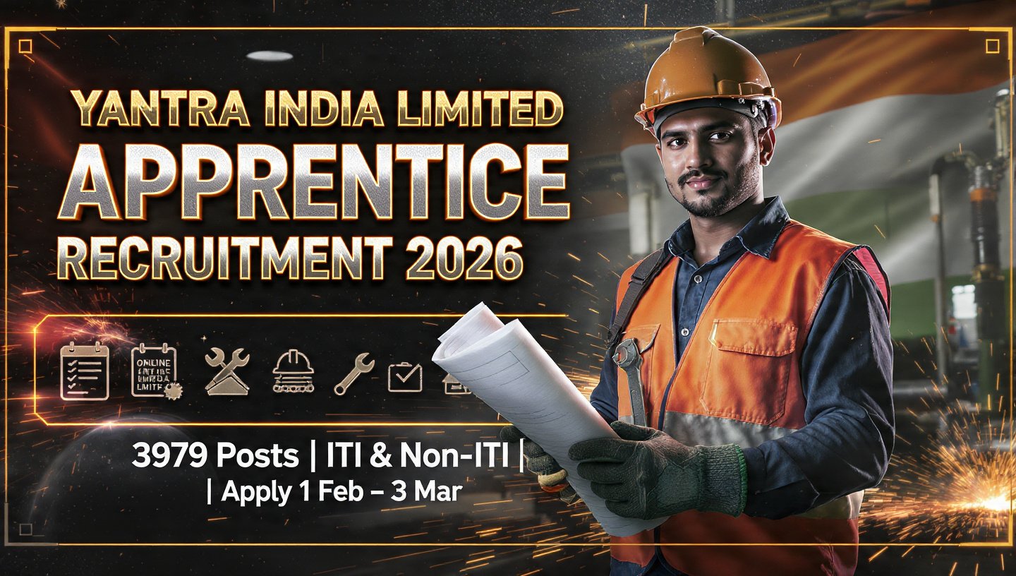 Yantra India Limited Apprentice Recruitment 2026