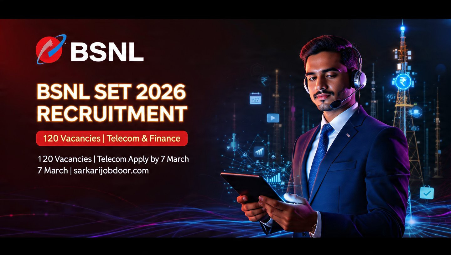 BSNL Senior Executive Trainee Recruitment 2026