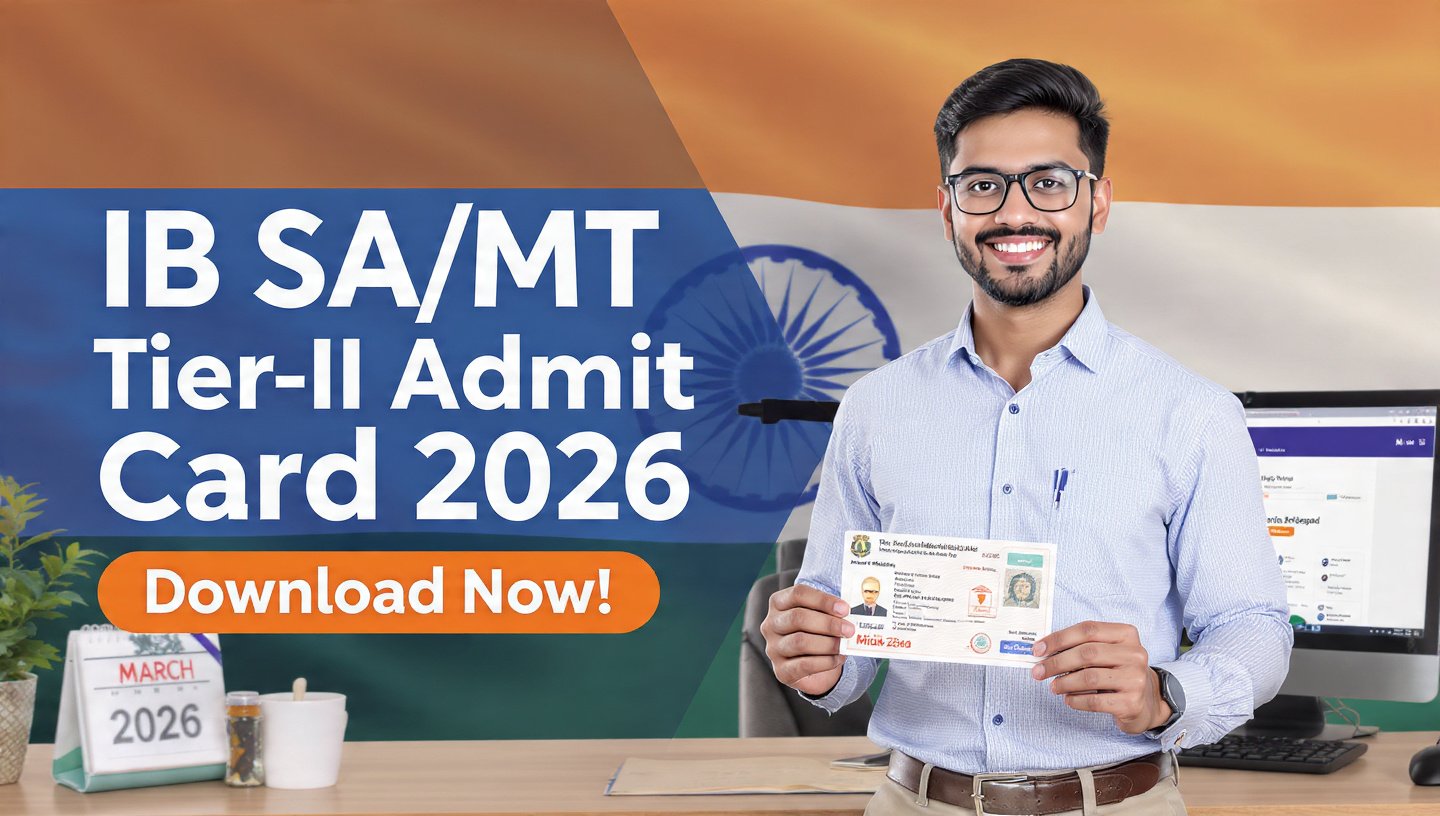IB Security Assistant (MT) Tier-II Admit Card 2026