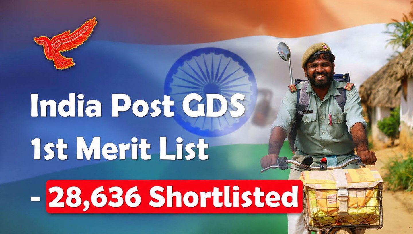 India Post GDS 1st Merit List 2026