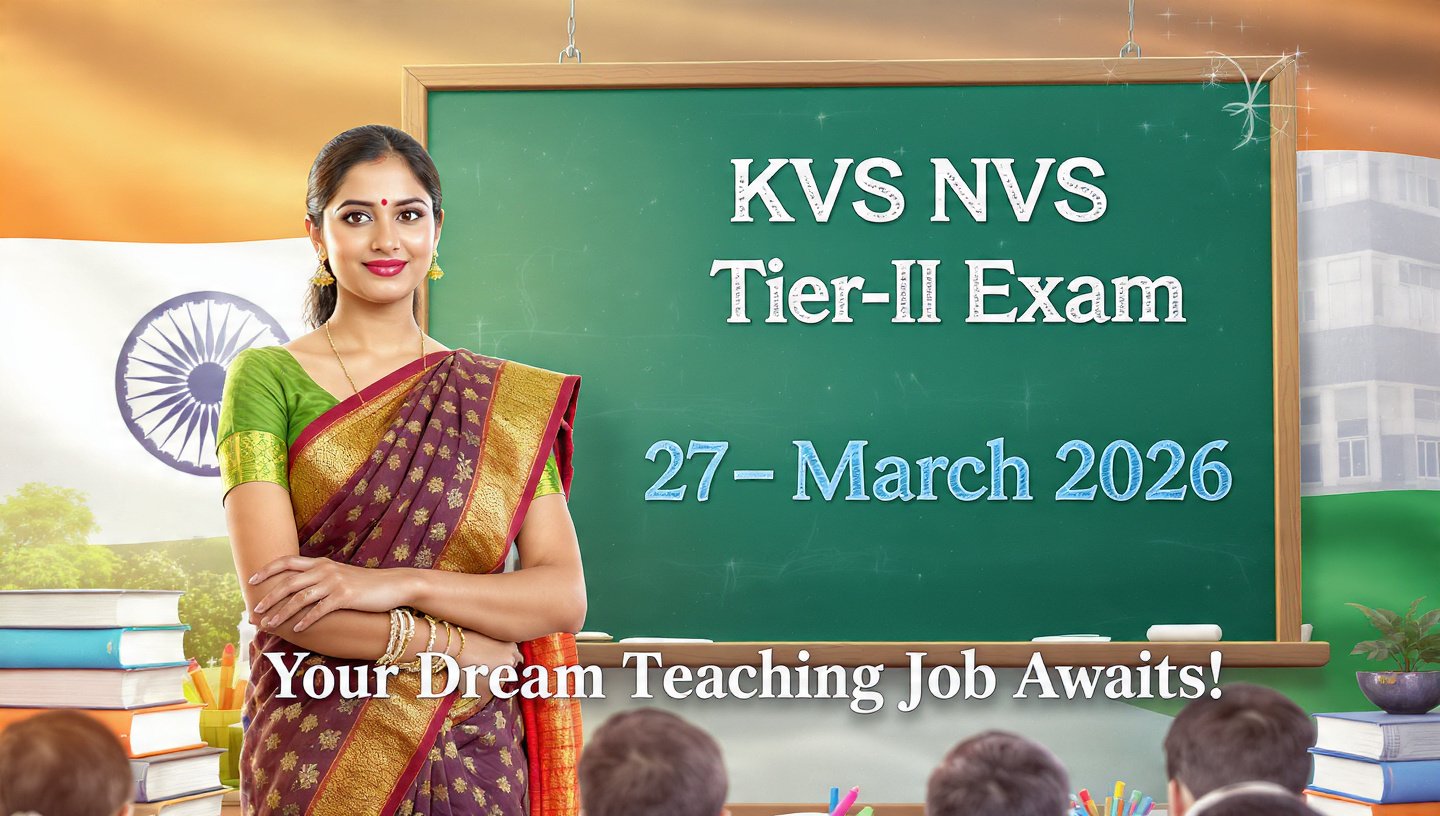 KVS NVS Tier-II Exam Date 2026