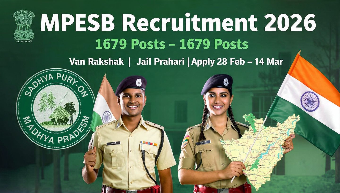 MPESB Van Rakshak & Jail Prahari Recruitment 2026