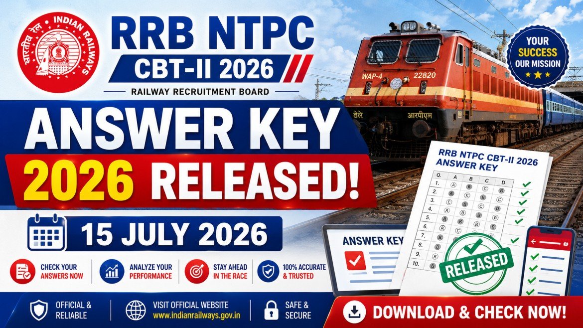 RRB NTPC Graduate Level CBT-II Answer Key 2026