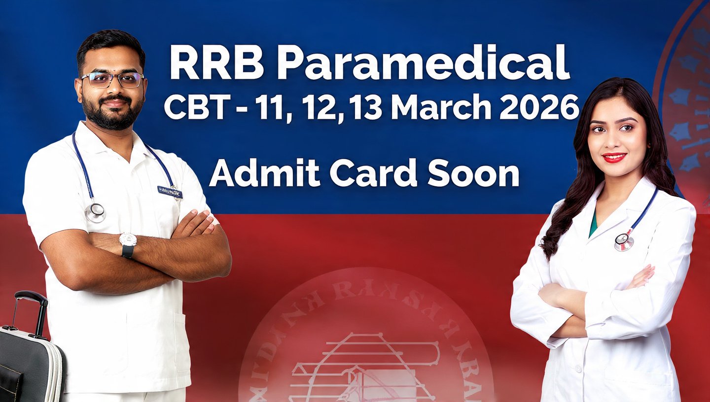 RRB Paramedical Staff Revised Exam Date 2026