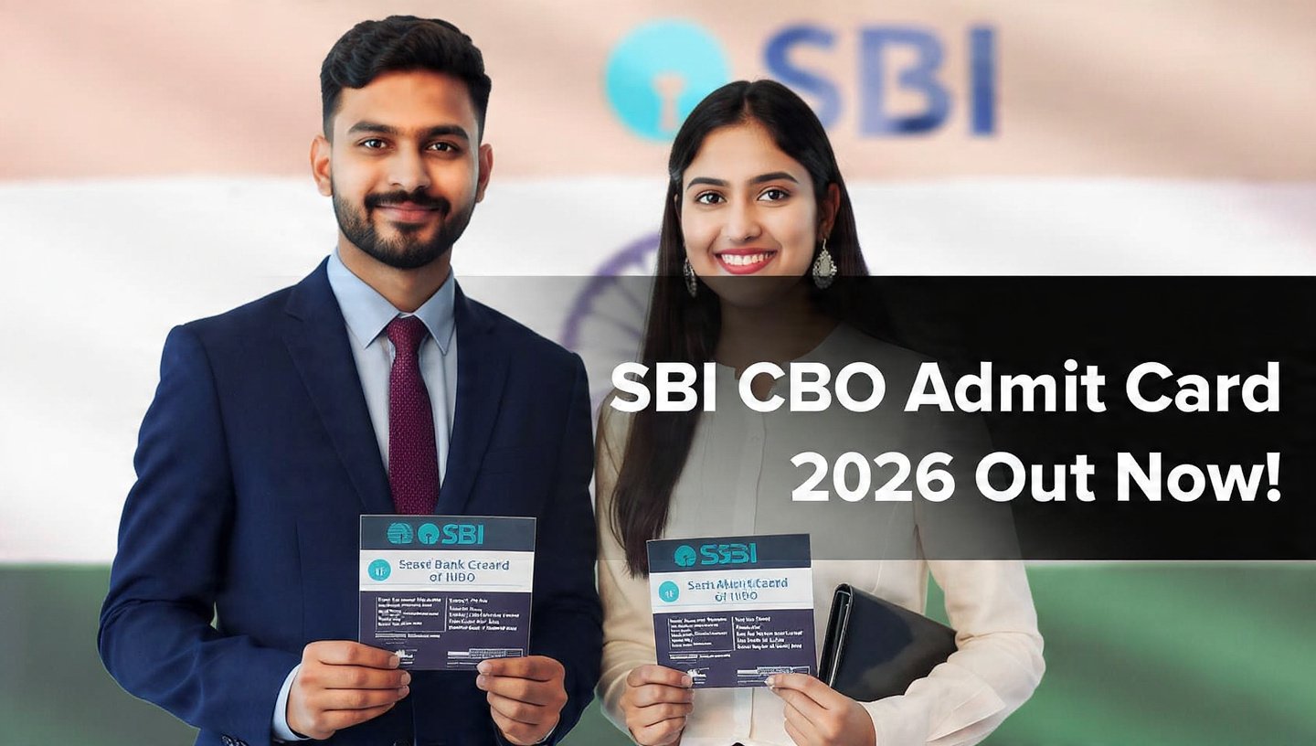 SBI CBO Admit Card 2026