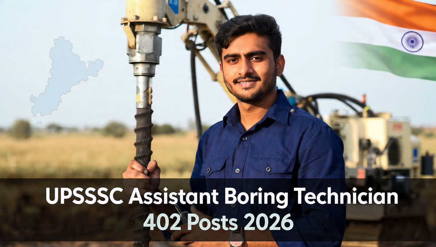 UPSSSC Assistant Boring Technician Recruitment 2026