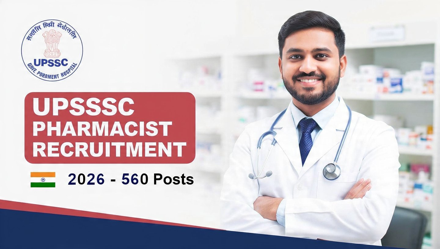 UPSSSC Pharmacist Recruitment 2026