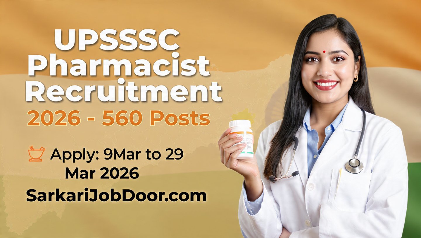 UPSSSC Pharmacist Recruitment 2026