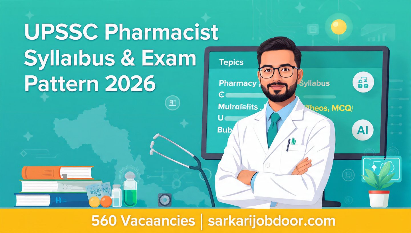 UPSSSC Pharmacist Syllabus 2026 & Exam Pattern
