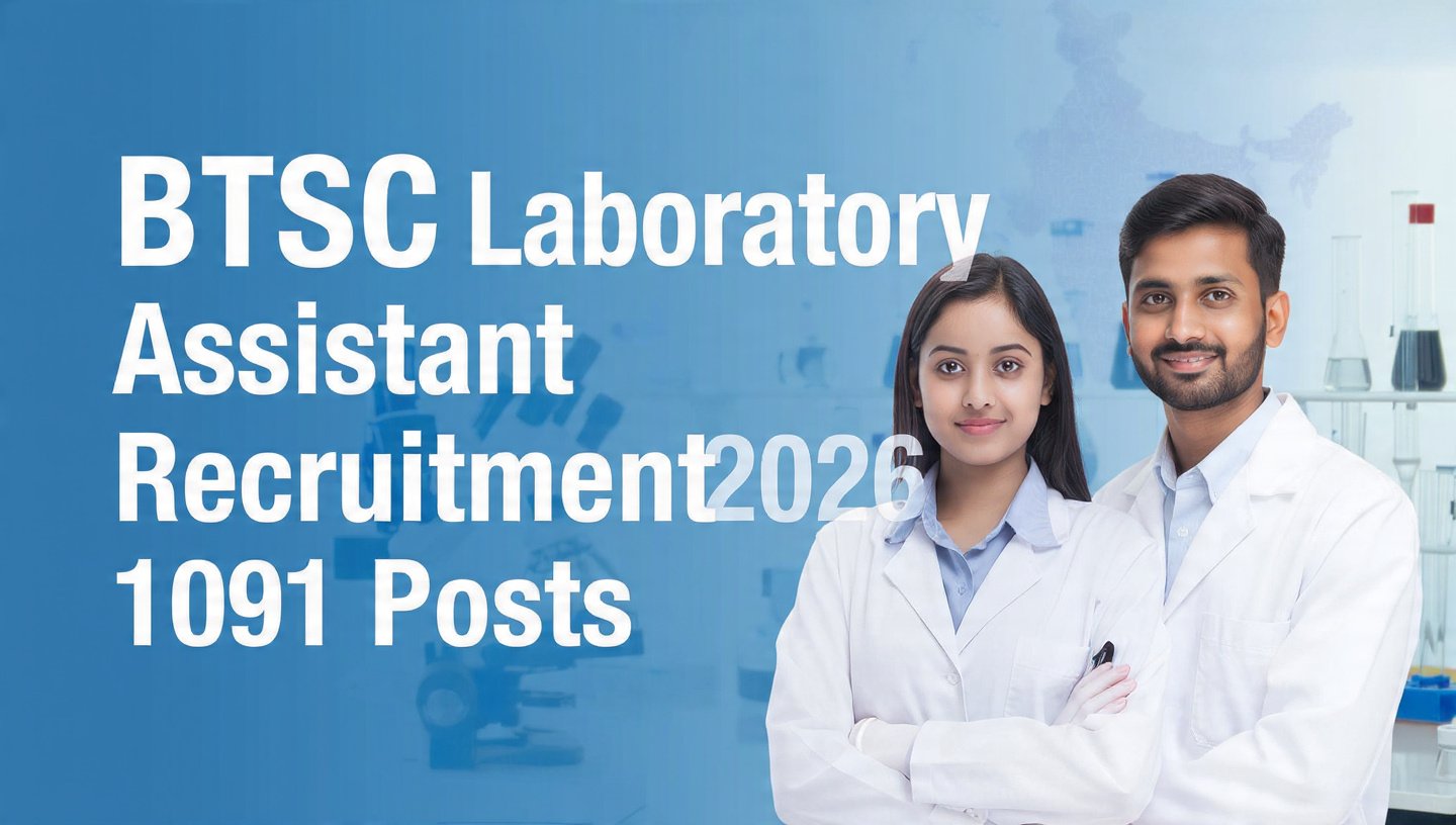 BTSC Laboratory Assistant Recruitment 2026