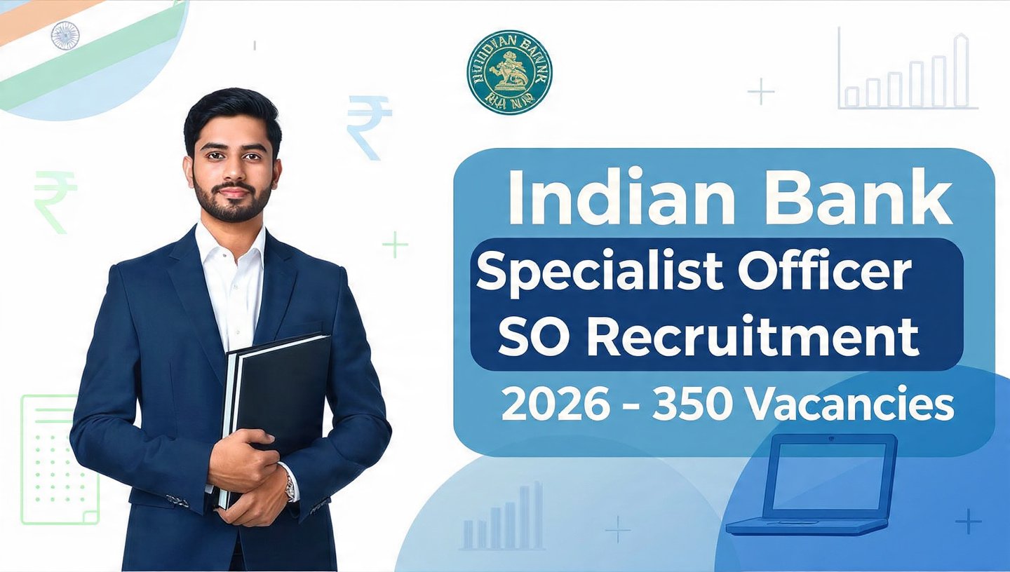 Indian Bank SO Recruitment 2026