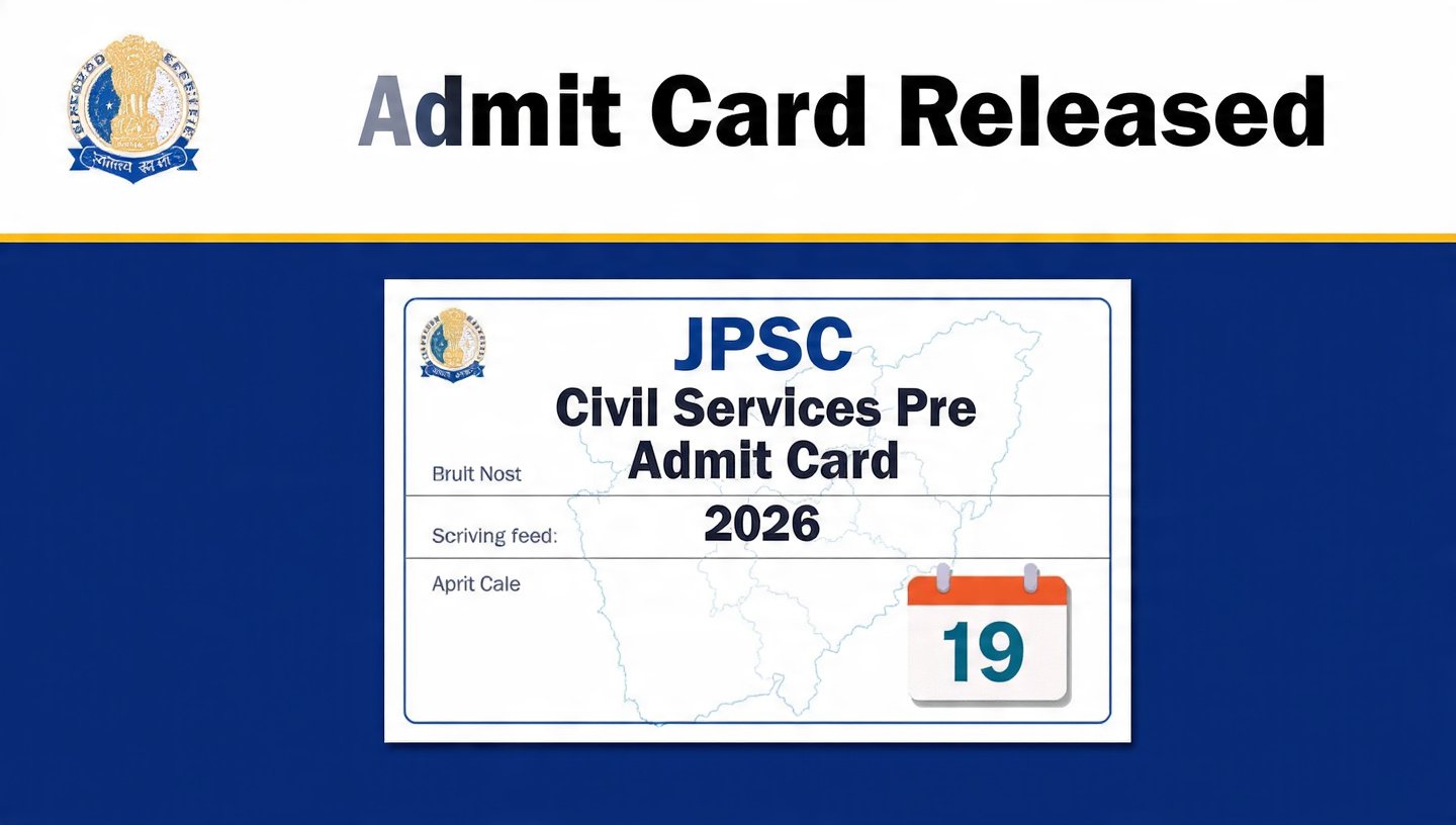 JPSC Civil Services Pre Admit Card 2026