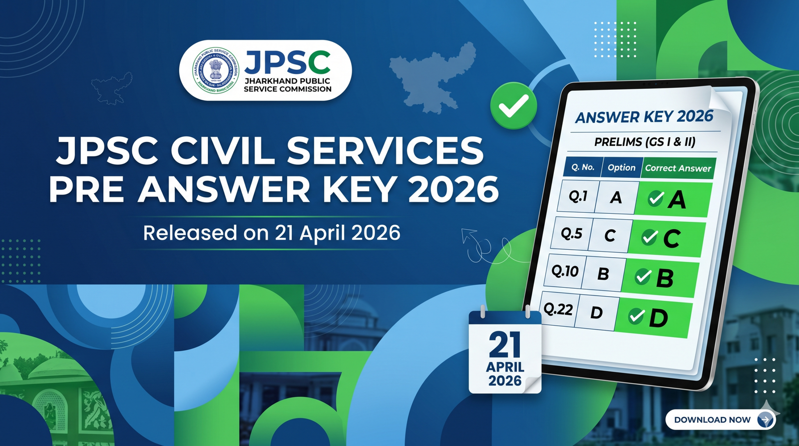JPSC Civil Services Prelims Answer Key 2026