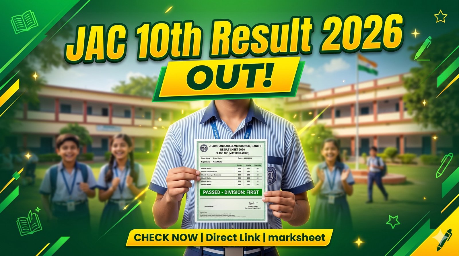 Jharkhand JAC 10th Result 2026