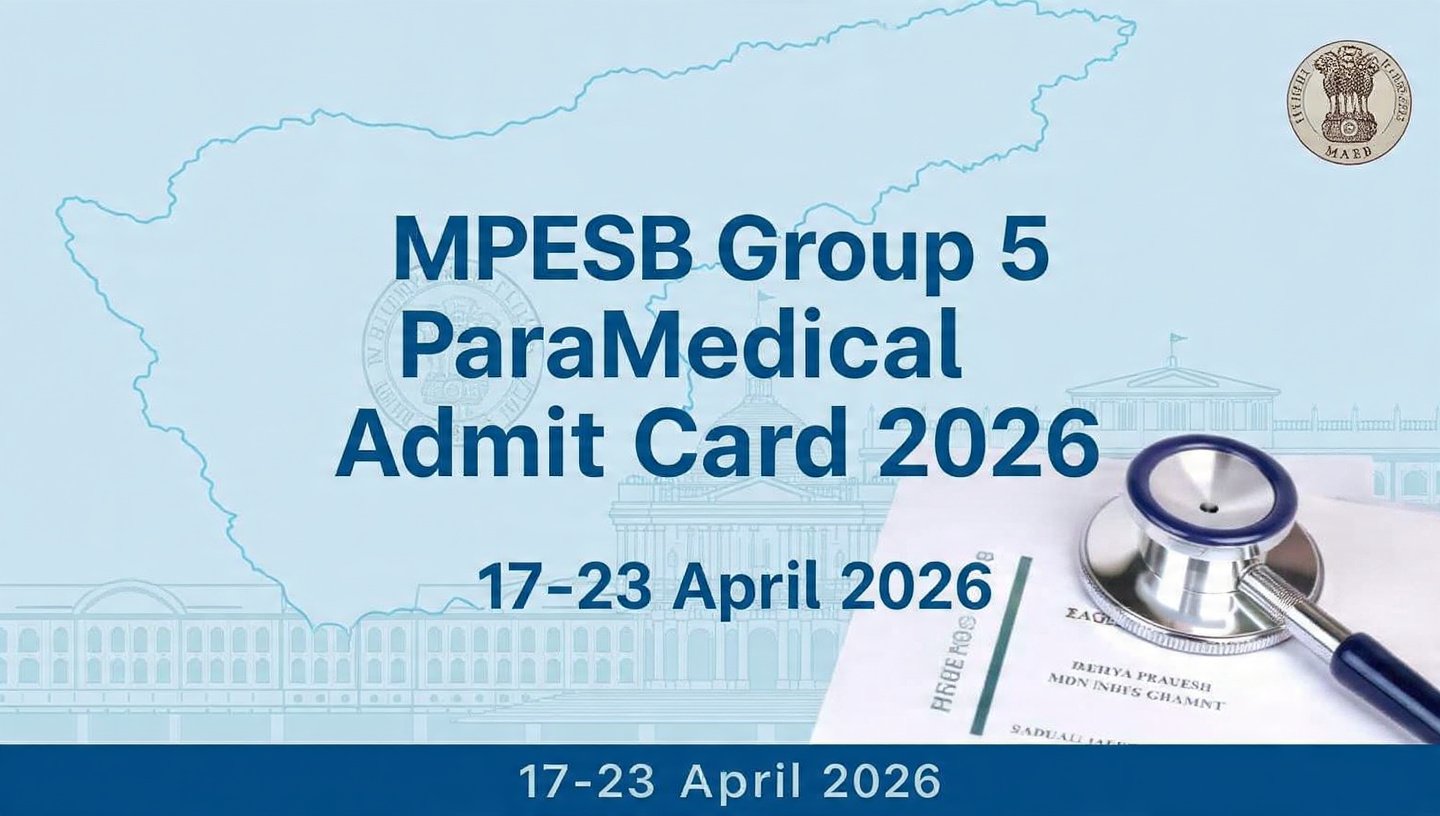 MPESB Group 5 Paramedical Admit Card 2026