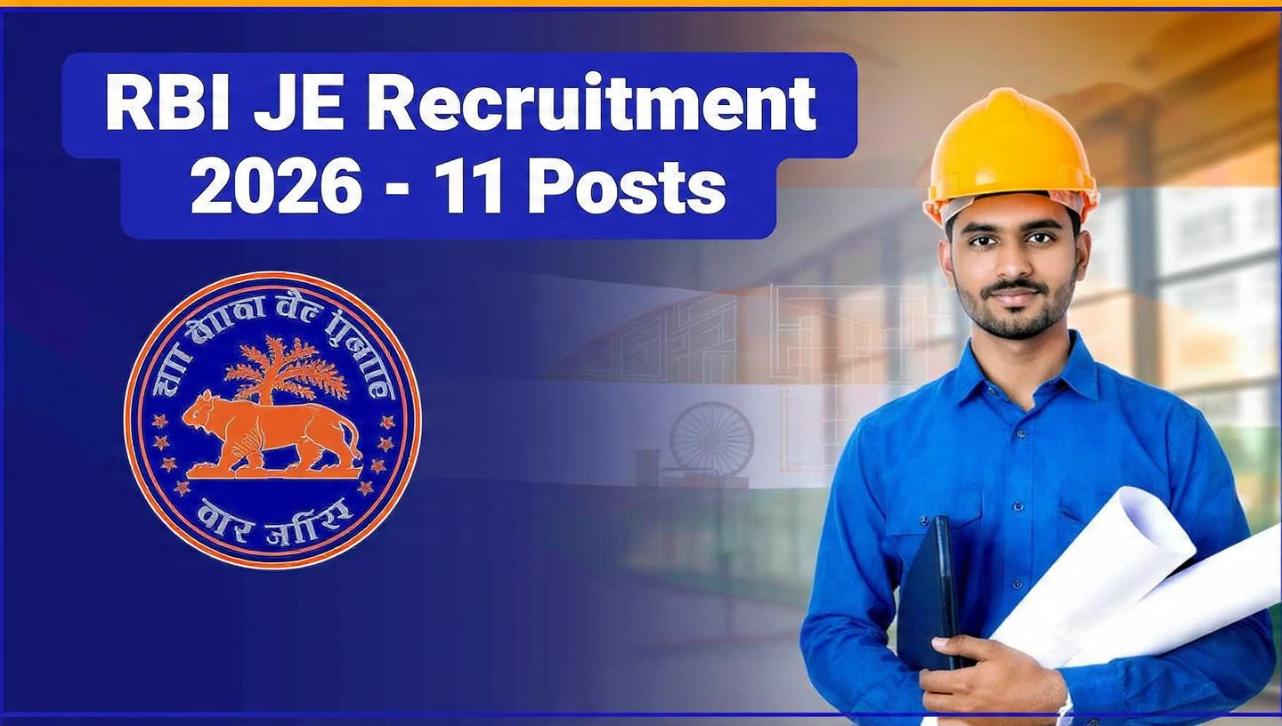 RBI JE Junior Engineer Recruitment 2026