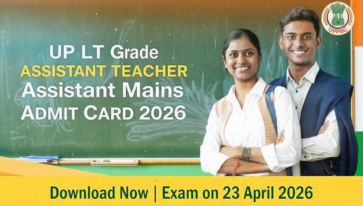 UP LT Grade Assistant Teacher Mains Admit Card 2026