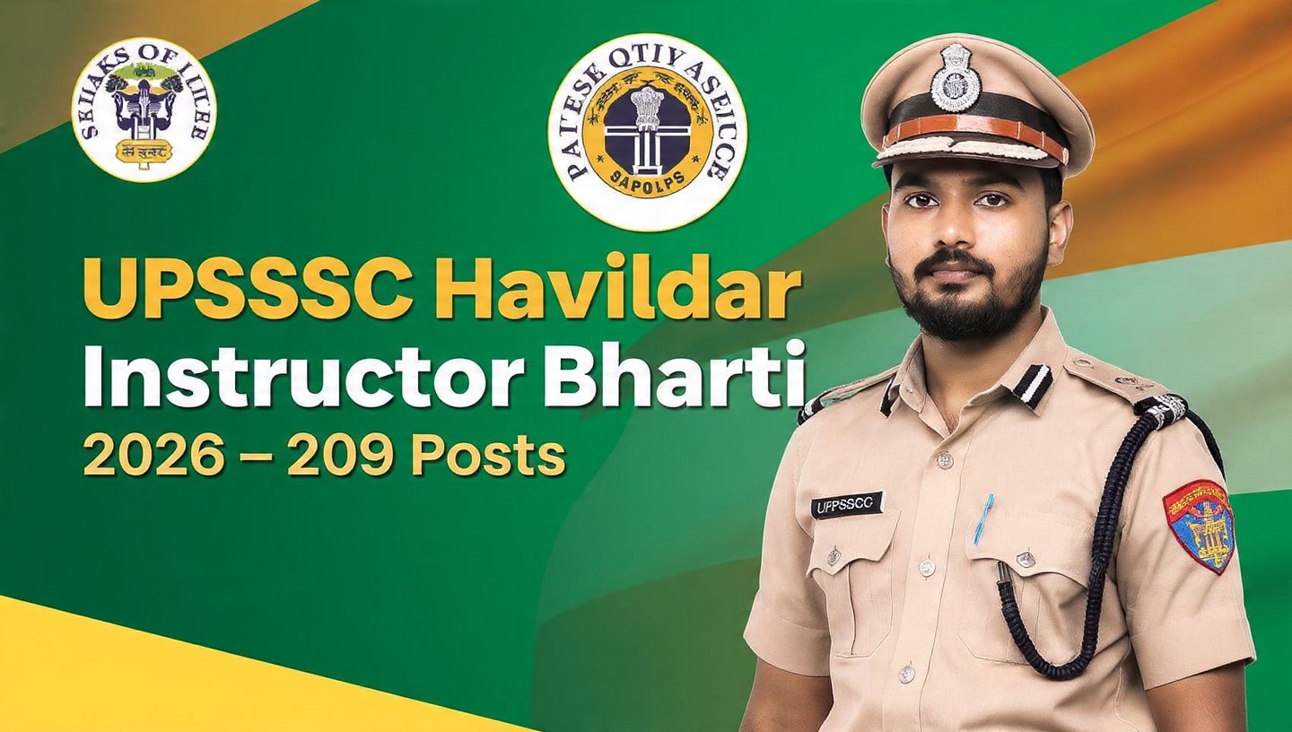 UPSSSC Havildar Instructor Recruitment 2026
