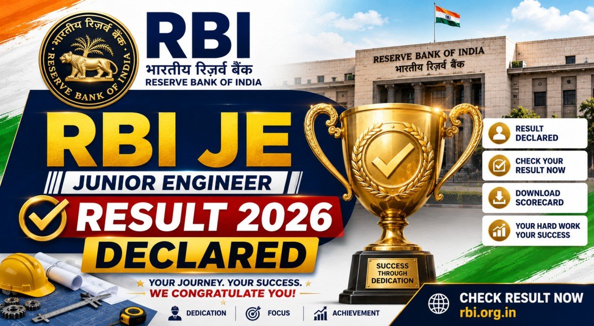 RBI JE Junior Engineer Result 2026