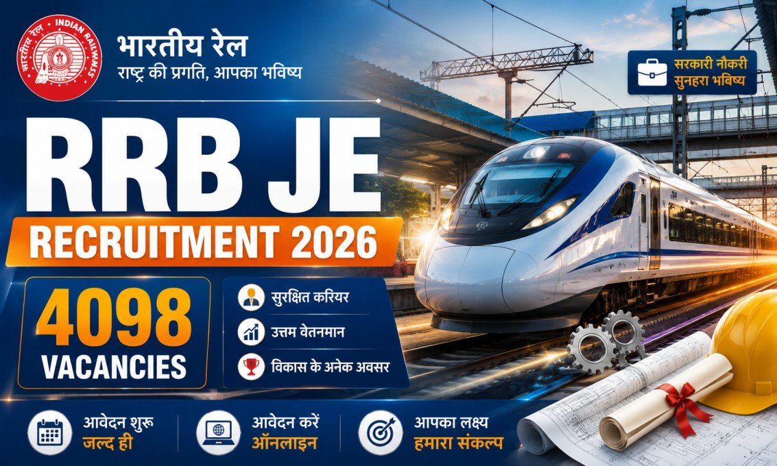RRB JE Recruitment 2026