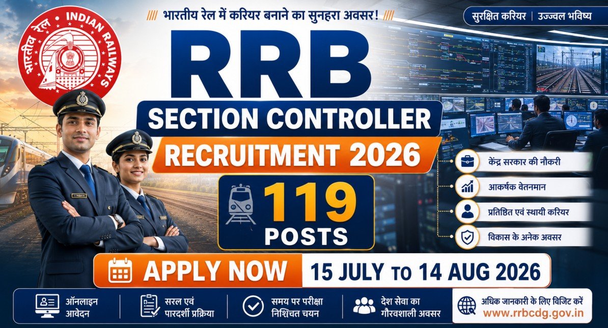 RRB Section Controller Recruitment 2026