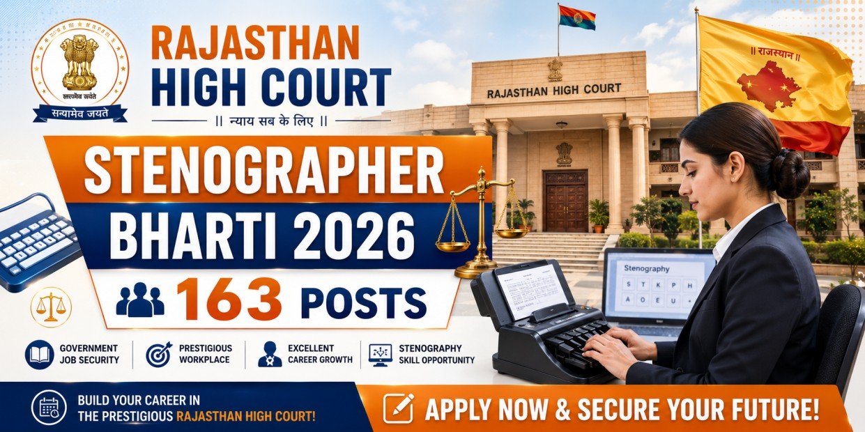 Rajasthan High Court Stenographer Recruitment 2026