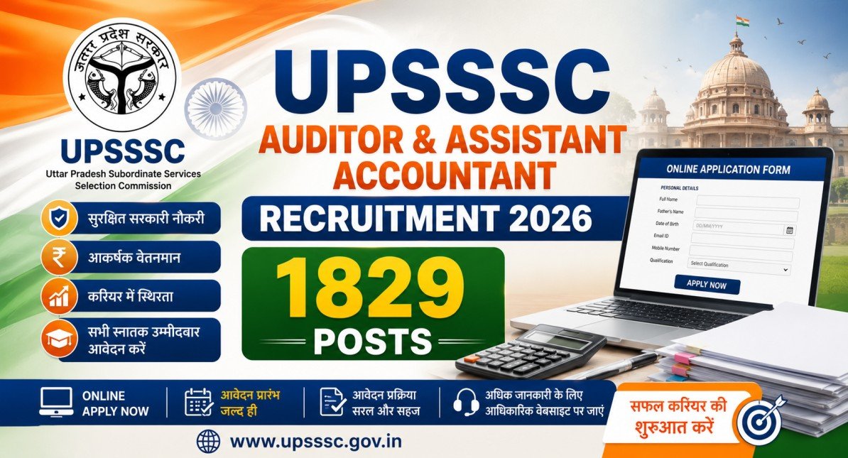 UPSSSC Auditor & Assistant Accountant Recruitment 2026